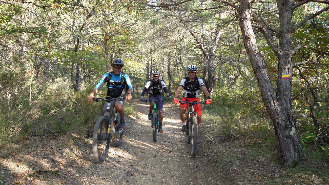 Photo FCF MTB site - Provence Verdon - Track 40 - Blue - Régusse