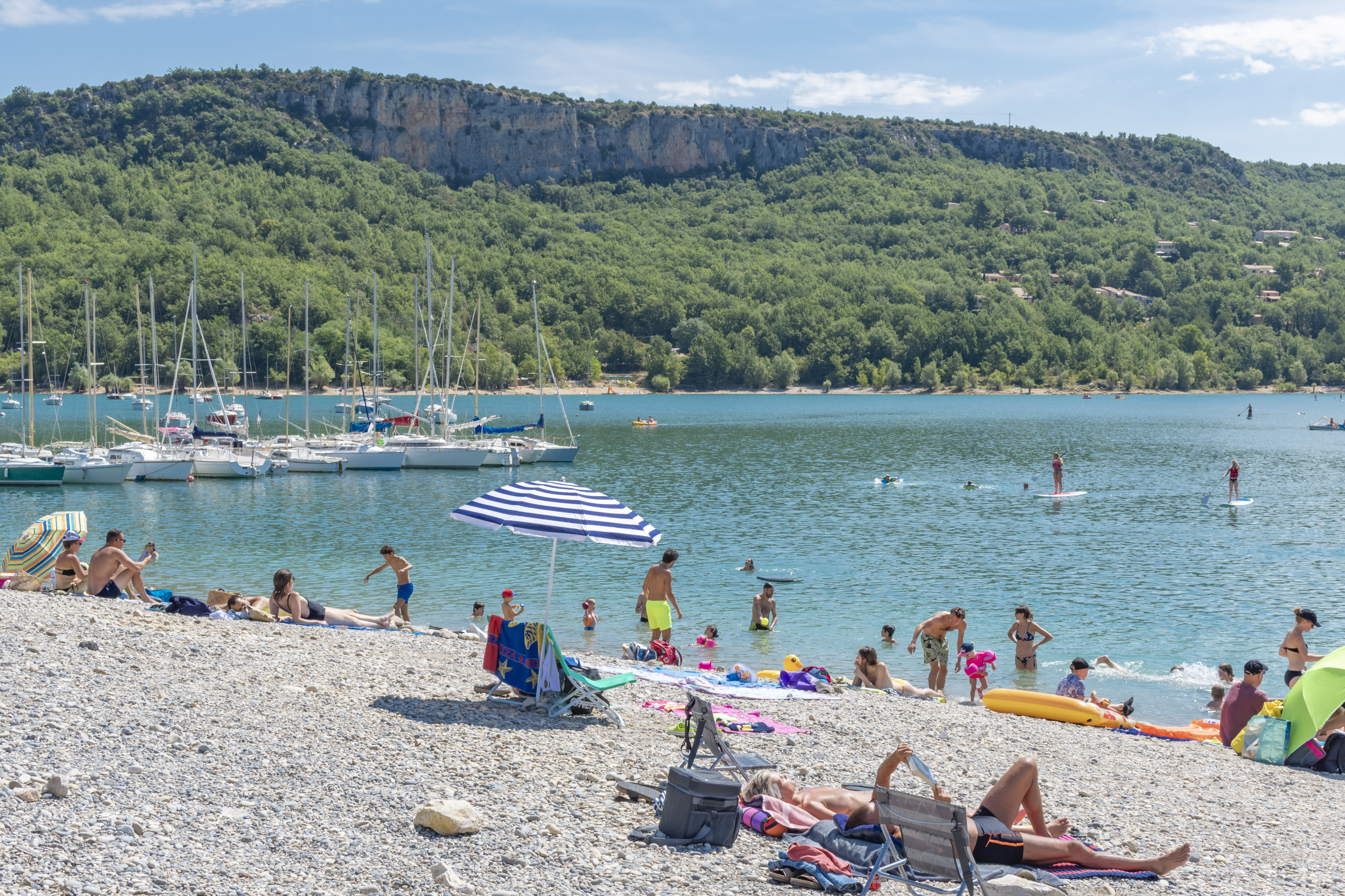 Photo Sainte-Croix lake and the beaches of Bauden, of Chaumets, of Sulagran and Petite ruine