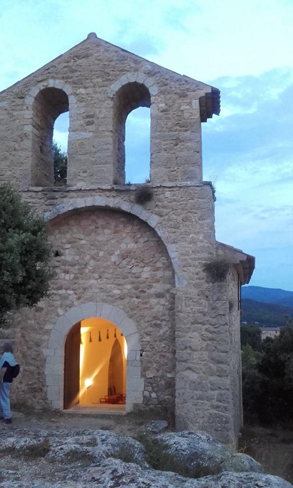 By night - Chapelle Notre Dame de La Roque